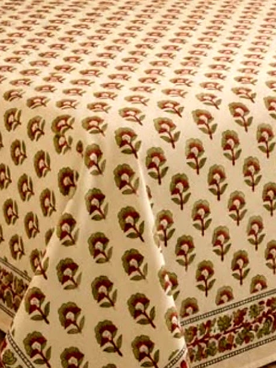 Block-printed cotton