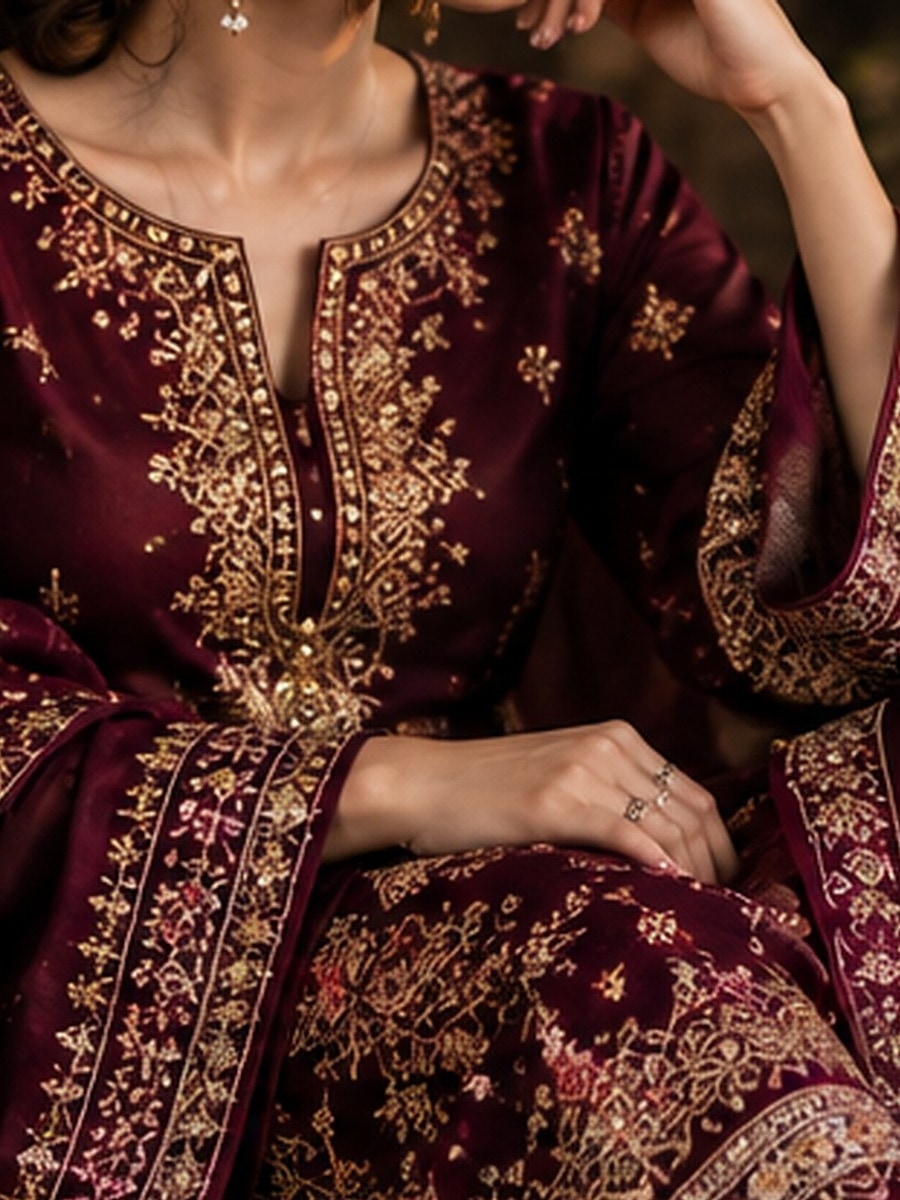 Festival embroidery